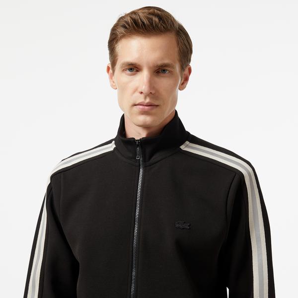 Lacoste Slim Fit Erkek Siyah Sweatshirt_3
