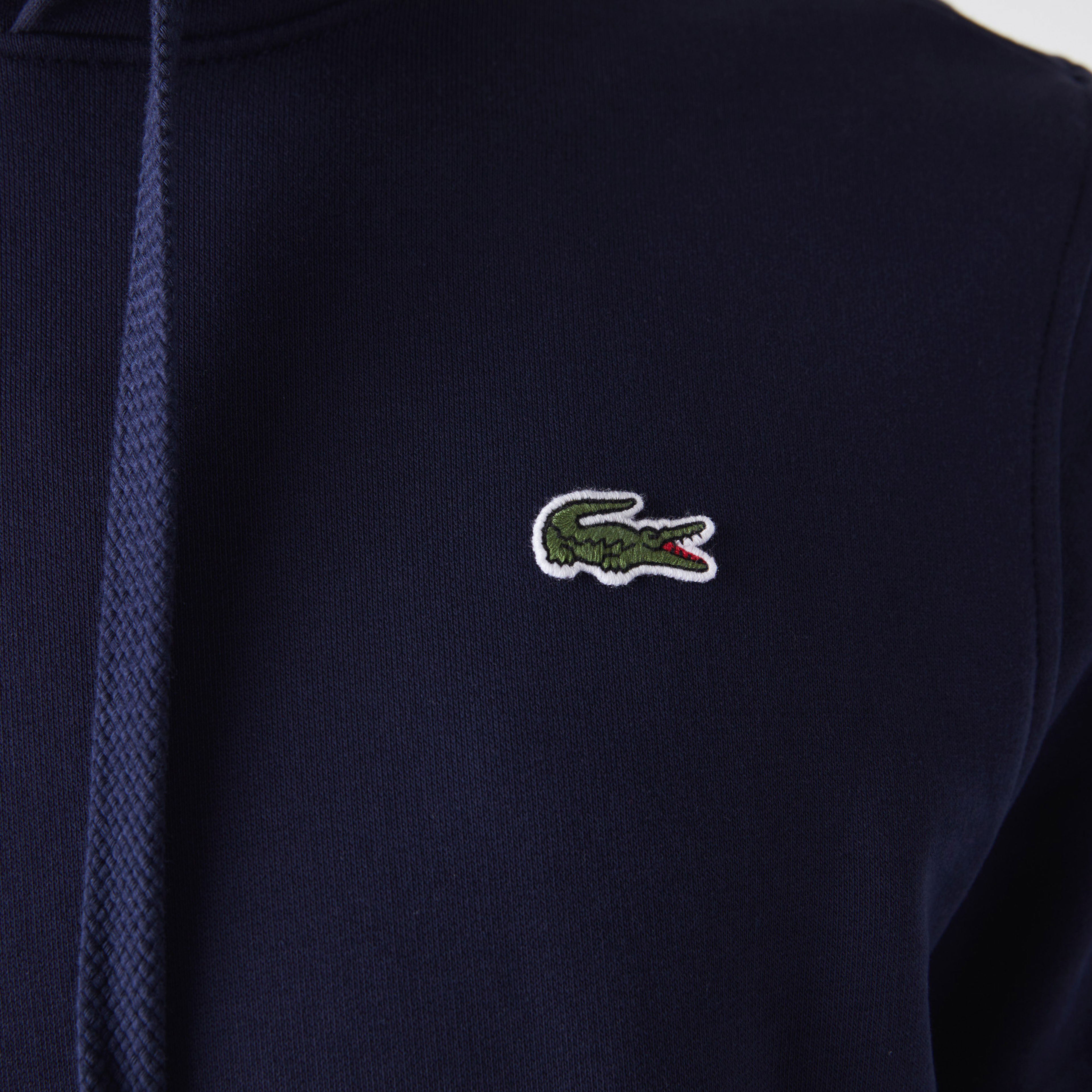 Lacoste Sport Fleece Erkek Lacivert Hoodie