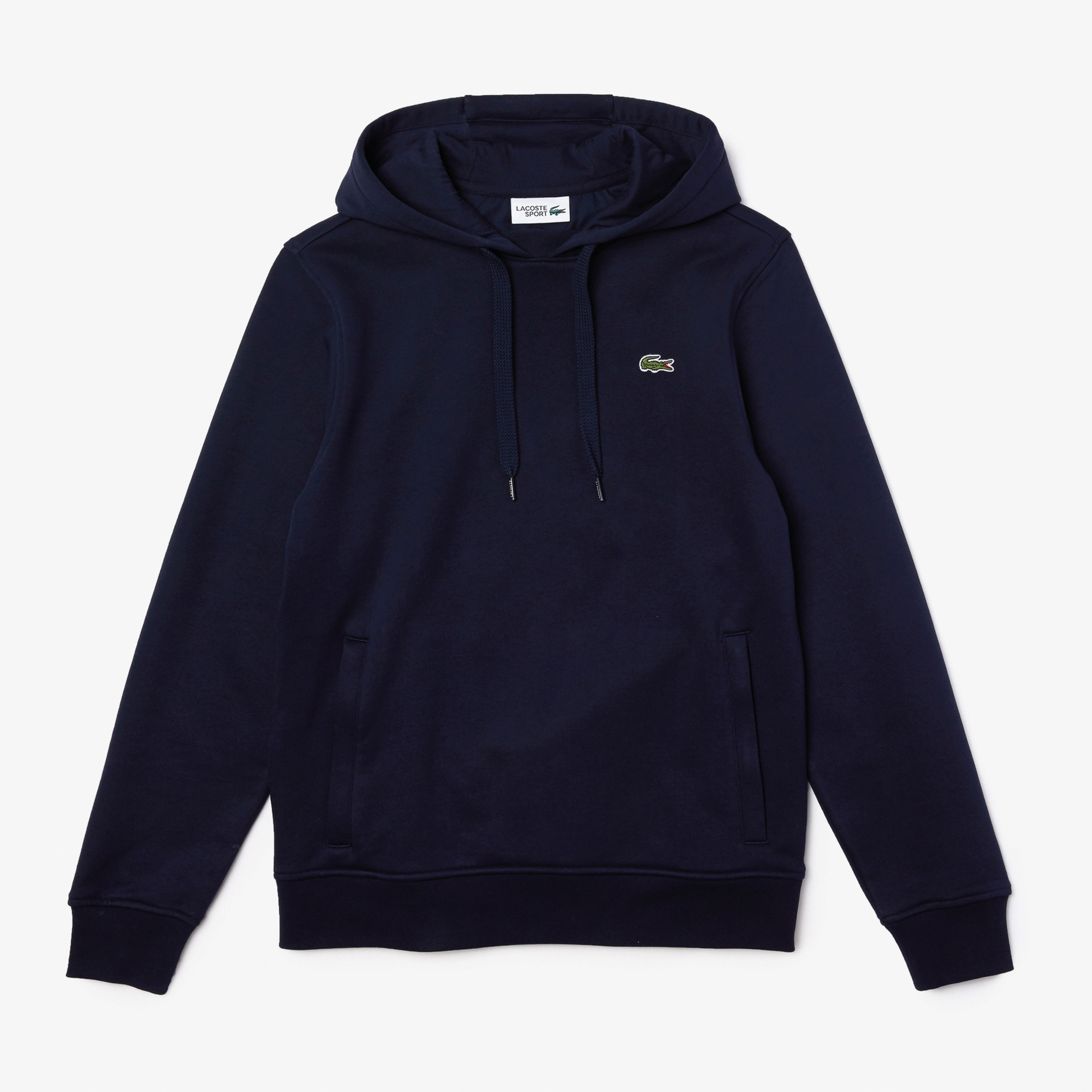 Lacoste Sport Fleece Erkek Lacivert Hoodie
