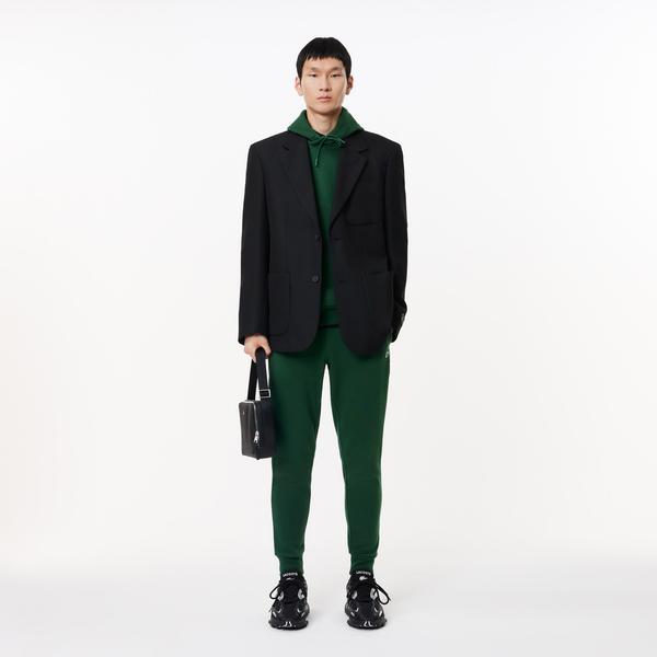 Lacoste Classic Erkek Classic Fit Kapüşonlu Yeşil Hoodie_6