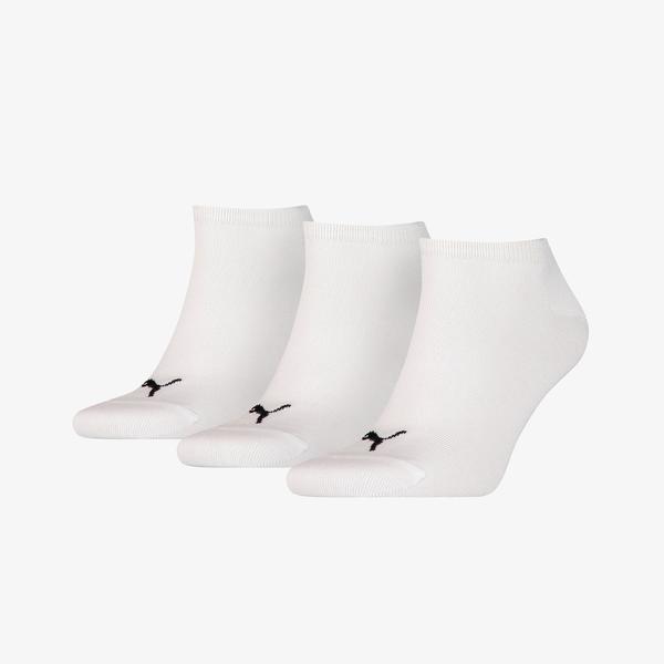 Puma Unısex Sneaker Plaın 3'Lü Unisex Beyaz Çorap
