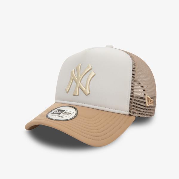New Era World Series Trucker Neyyanco  Unisex Bej Şapka