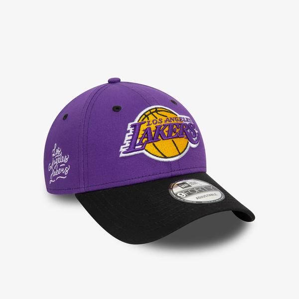 New Era Nba Side Patch 9Forty Loslak  Unisex Mor Şapka_3
