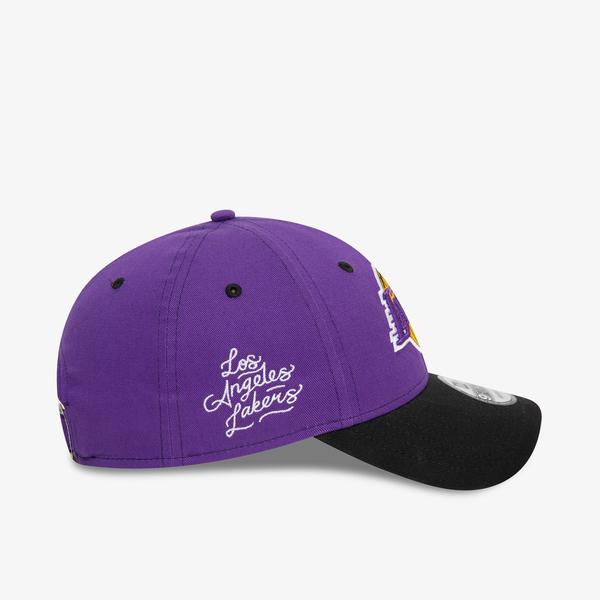 New Era Nba Side Patch 9Forty Loslak  Unisex Mor Şapka_4