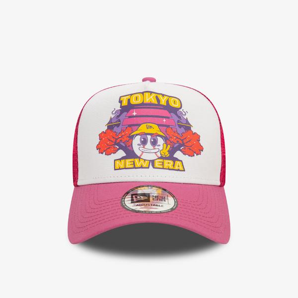 New Era Graphic Print Trucker Newera Mha Unisex Mor Şapka_1