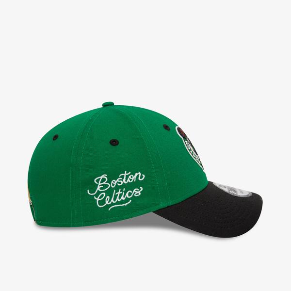 New Era Nba Side Patch 9Forty Boscel  Unisex Yeşil Şapka_4