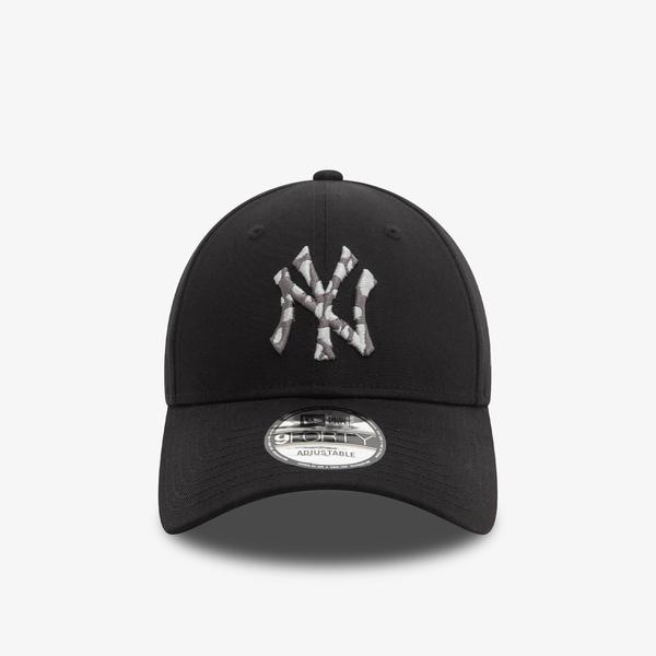 New Era Seasonal infill 9Forty Neyyan  Unisex Siyah Şapka_1