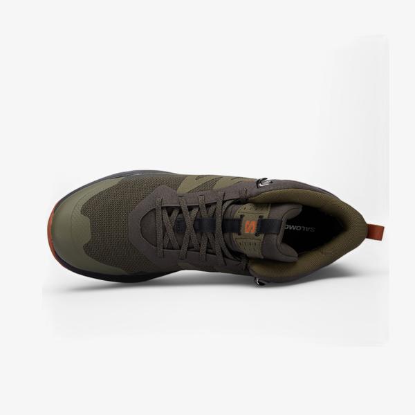 Salomon Elixir Activ Mid Gore-Tex Erkek Haki Bot_3