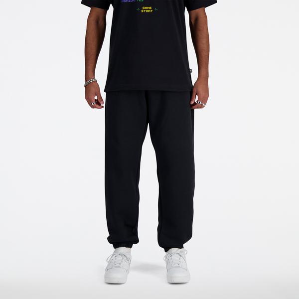 New Balance Sport Essentials Fleece Erkek Siyah Eşofman Altı