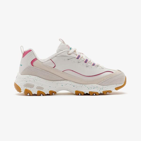 Skechers D'Lites Kadın Krem Sneaker