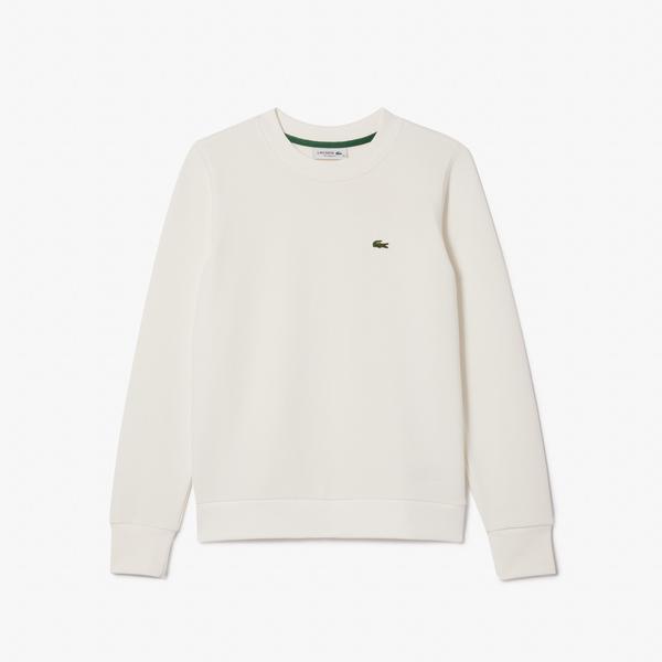 Lacoste Regular Fit Kadın Beyaz Sweatshirt_3