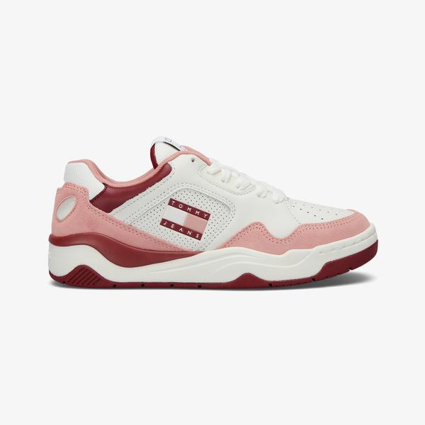 Tommy Jeans New Basket Kadın Pembe Sneaker