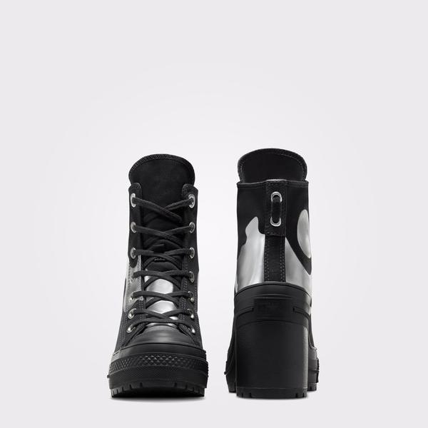 Converse Chuck 70 De Luxe Heel Unisex Siyah Platform Sneaker_1