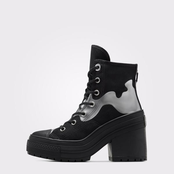 Converse Chuck 70 De Luxe Heel Unisex Siyah Platform Sneaker_2