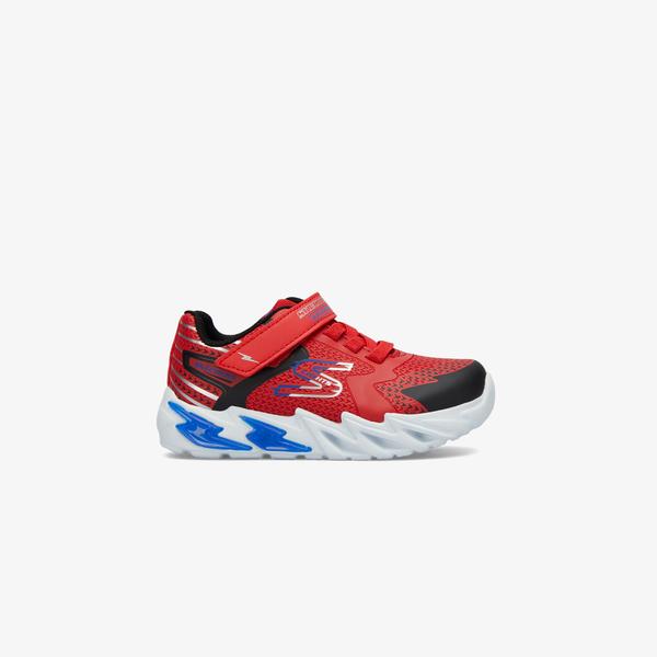 Skechers Flex-Glow Bolt Bebek Kırmızı/Siyah Sneaker