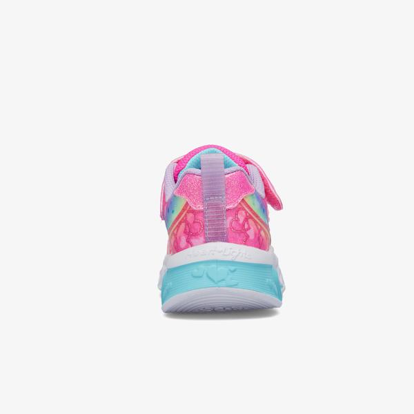 Skechers Flutter Heart Lights Çocuk Pembe/Lavanta Sneaker_1