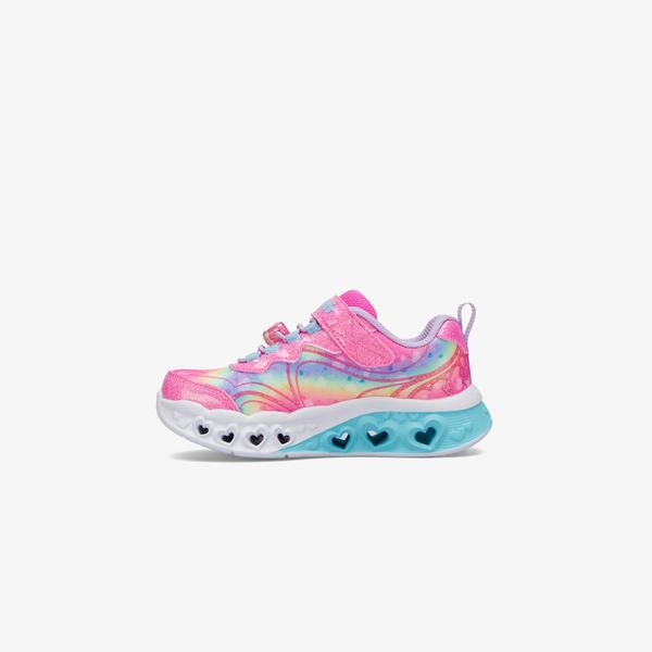 Skechers Flutter Heart Lights Çocuk Pembe/Lavanta Sneaker_2