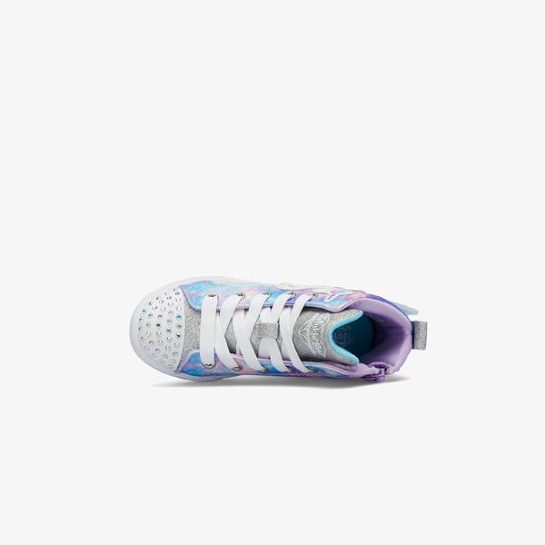 Skechers Twinkle Magic Çocuk Lavanta/Çoklu Bot_3