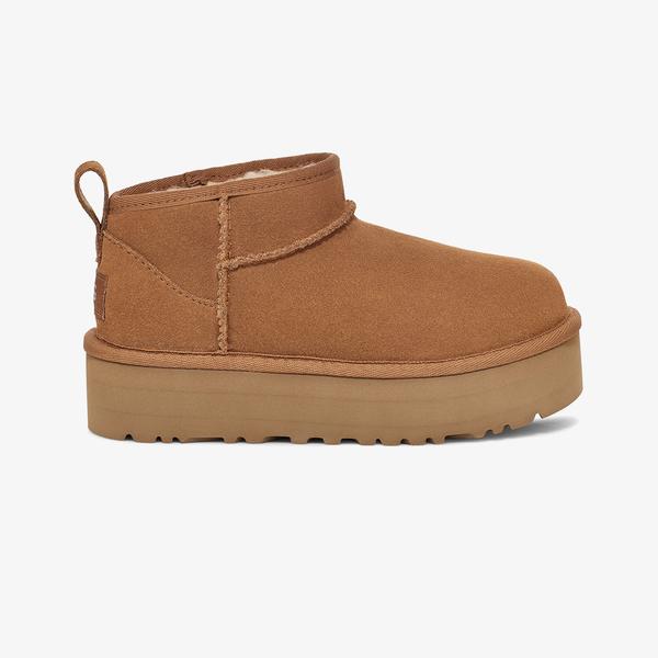 UGG Classic Ultra Mini Platform Çocuk Kahverengi Bot