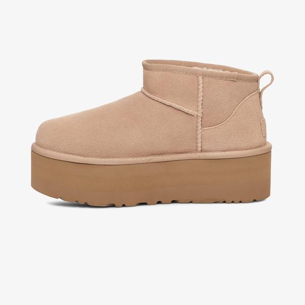 UGG Classic Ultra Mini Platform Kadın Krem Bot_3