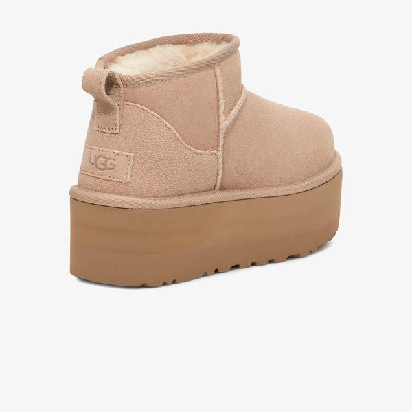 UGG Classic Ultra Mini Platform Kadın Krem Bot_2