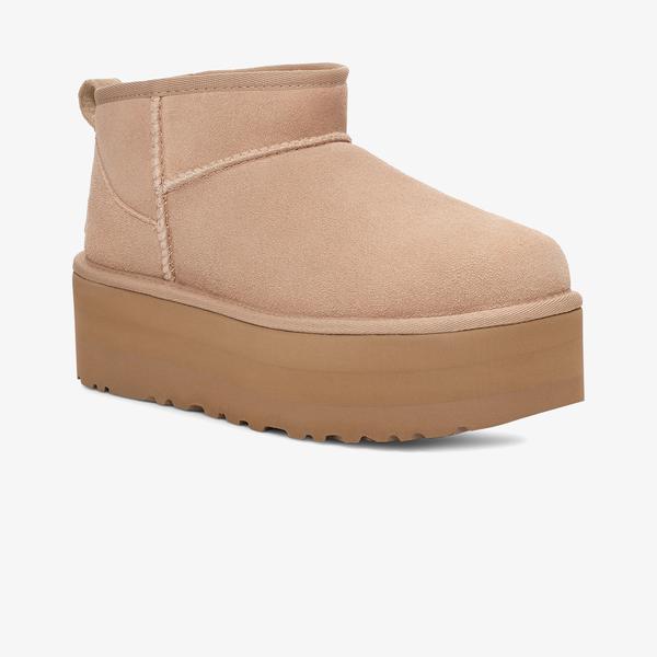 UGG Classic Ultra Mini Platform Kadın Krem Bot_1