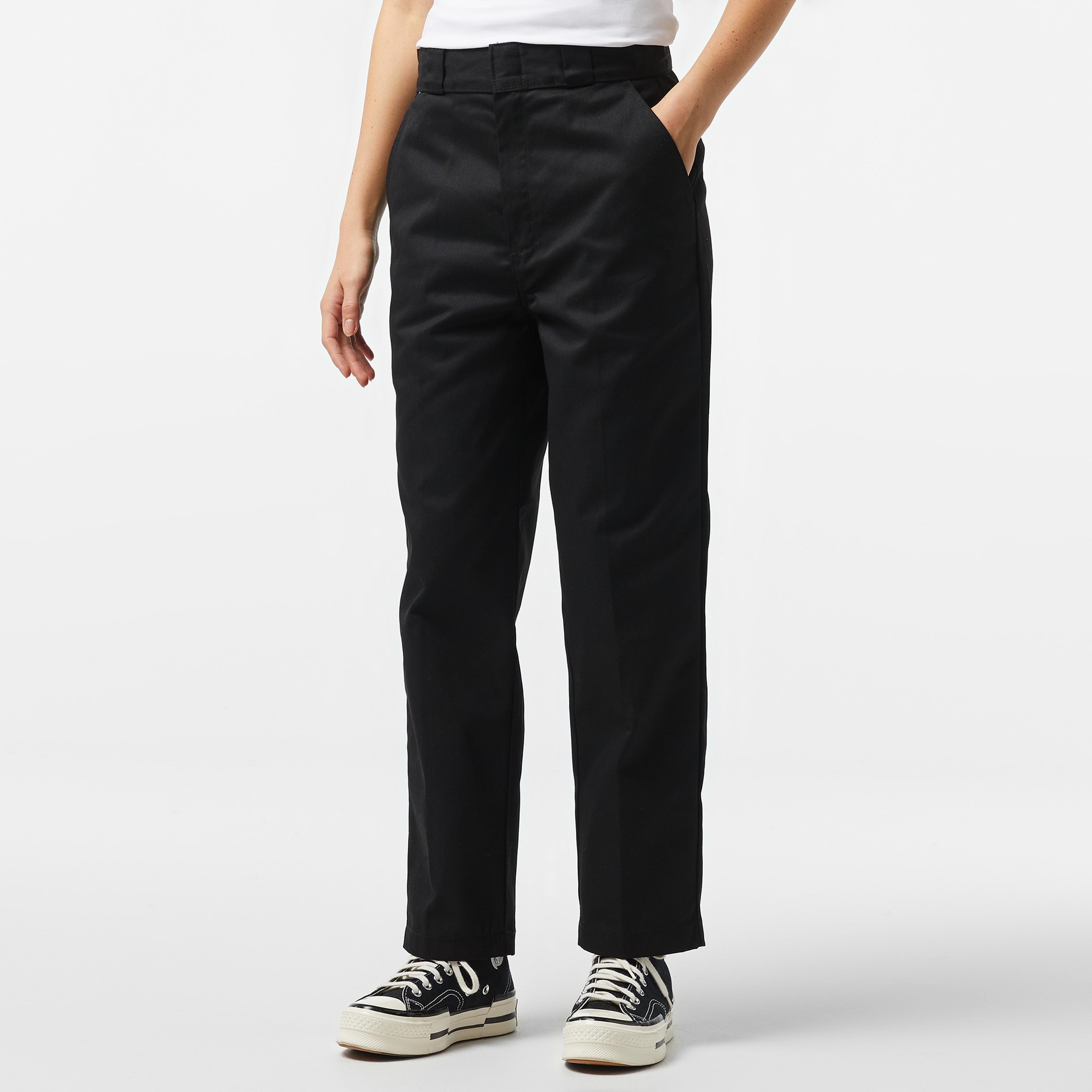 Dickies Phonenix Cropped Kadın Siyah Pantolon