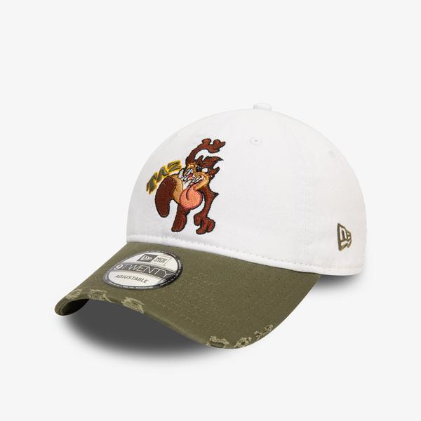 New Era Wb Washed 9Twenty Taz Whinov Unisex Beyaz Şapka