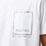 Nautica Erkek Beyaz Kısa Kollu Regular Fit T-Shirt