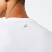 Nautica Erkek Beyaz Kısa Kollu Regular Fit T-Shirt