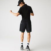 Lacoste SPORT Erkek Regular Fit Baskılı Siyah Şort