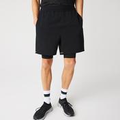Lacoste SPORT Erkek Regular Fit Baskılı Siyah Şort