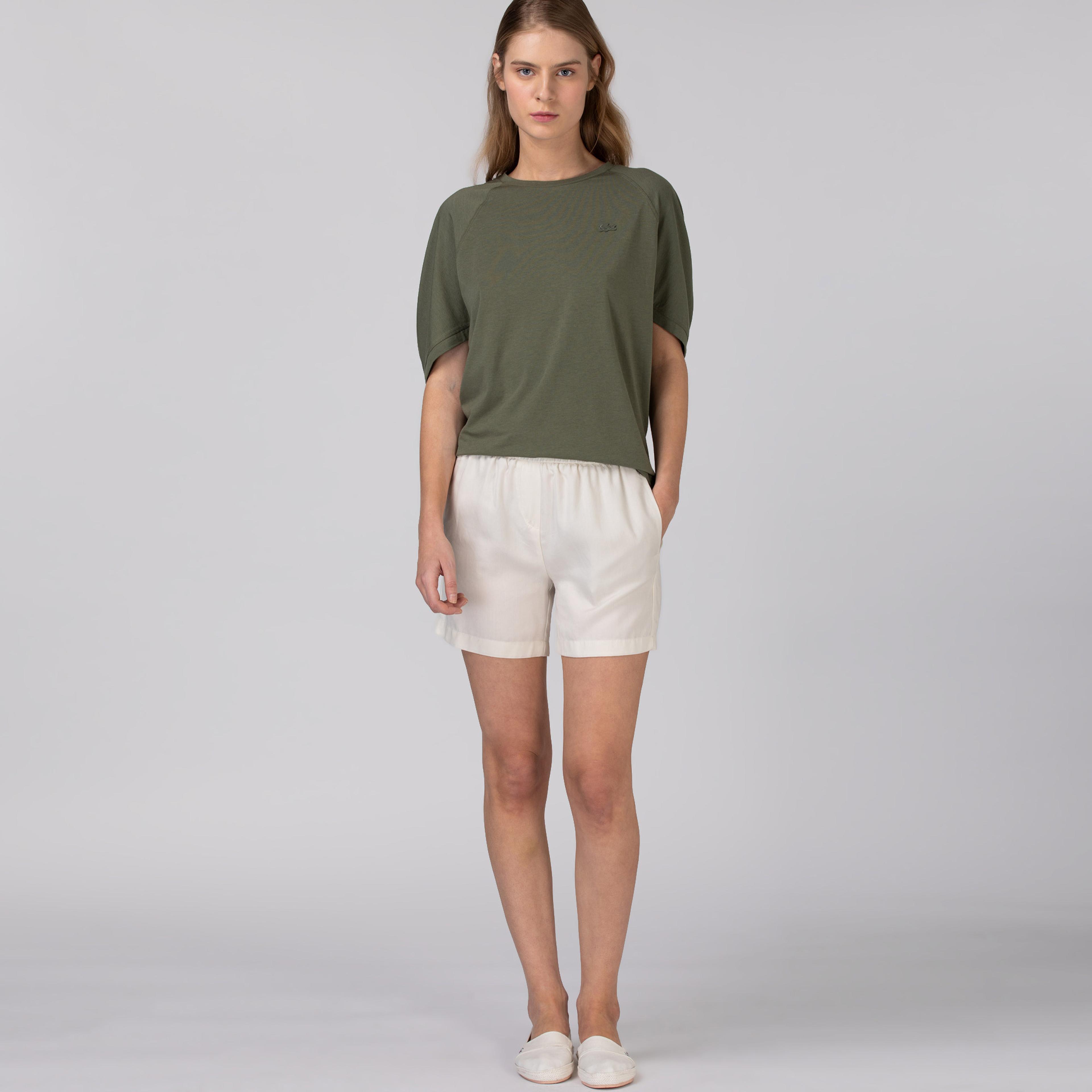 Lacoste Kadın Beyaz Şort