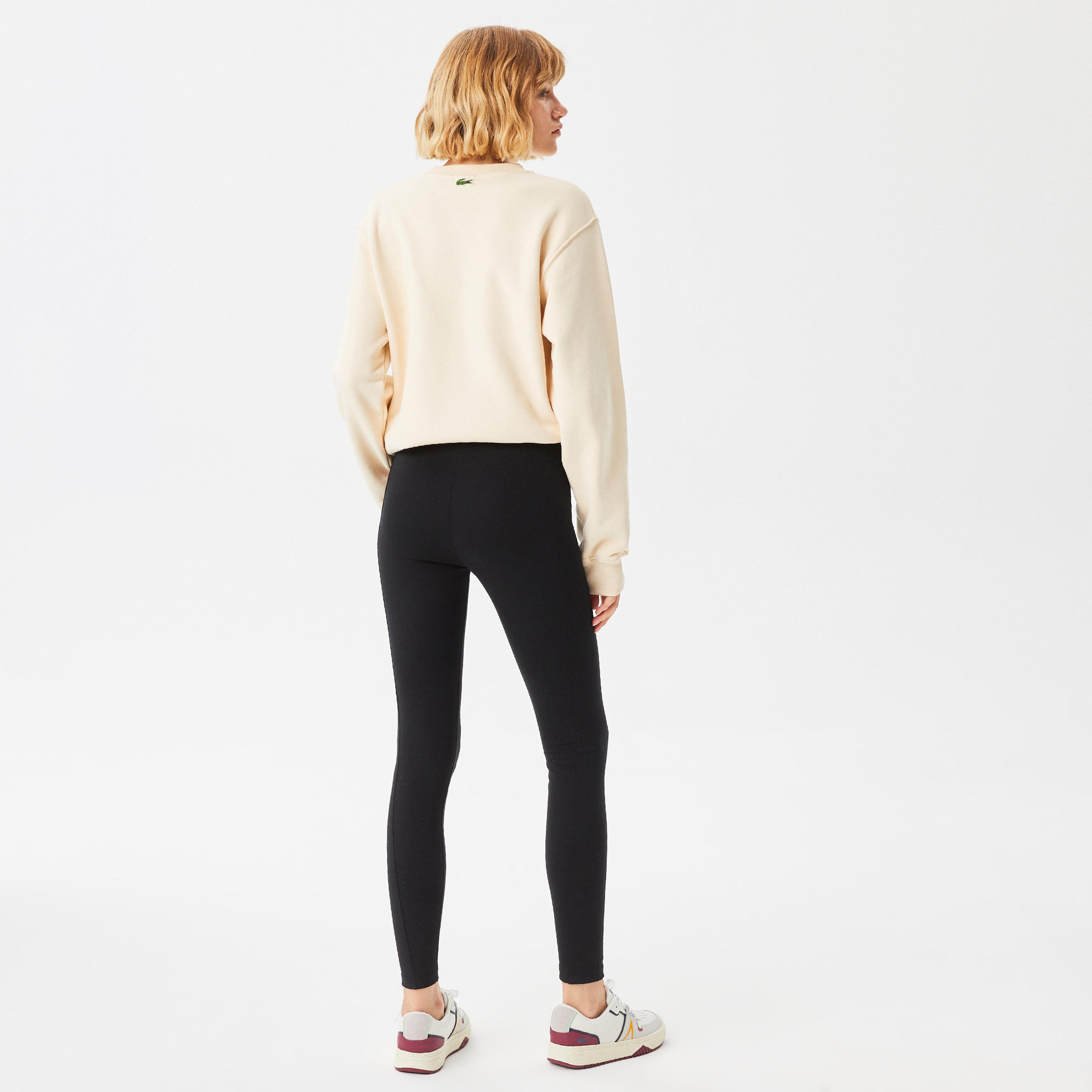 Lacoste Kadın Skinny Fit Siyah Tayt