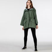 Lacoste Kadın Kapüşonlu Katlanabilir Haki Mont