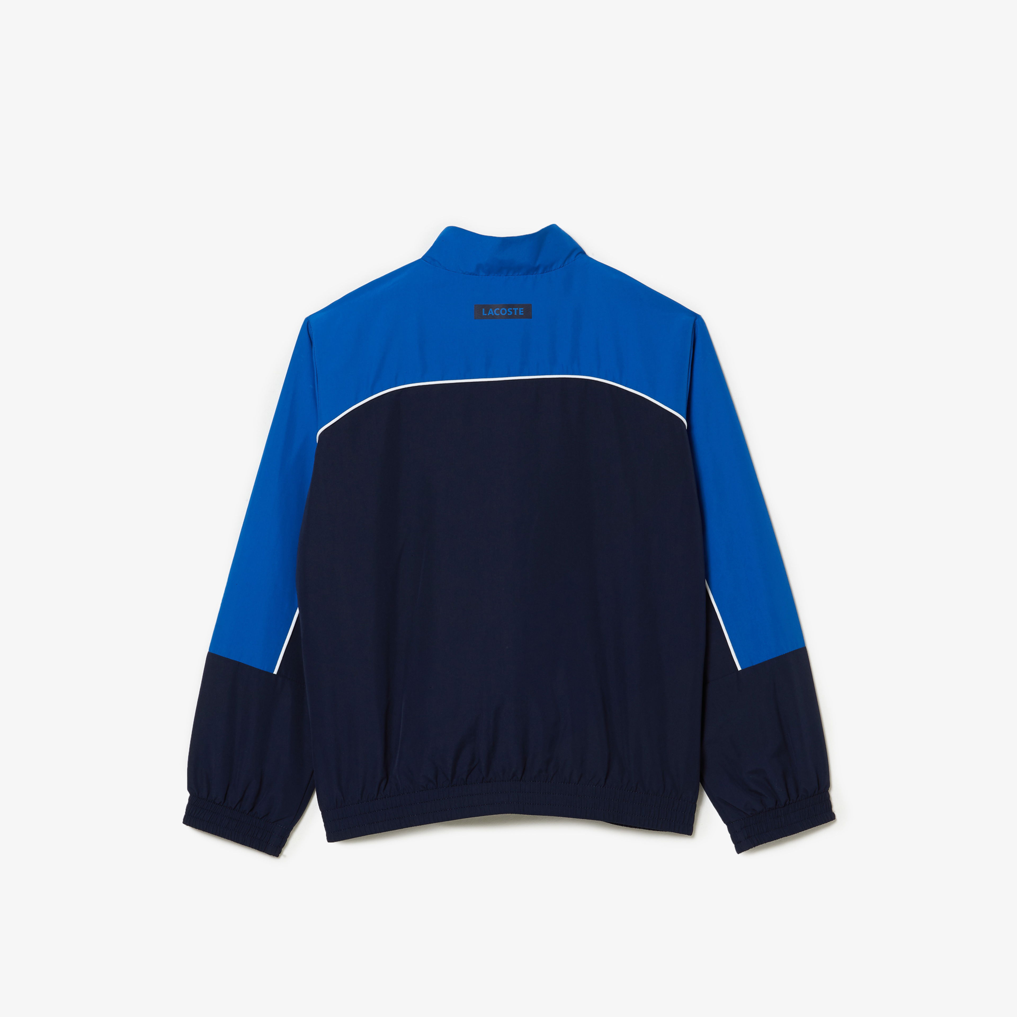 Lacoste SPORT Erkek Çocuk Dik Yaka Renk Bloklu Lacivert Eşofman Takımı