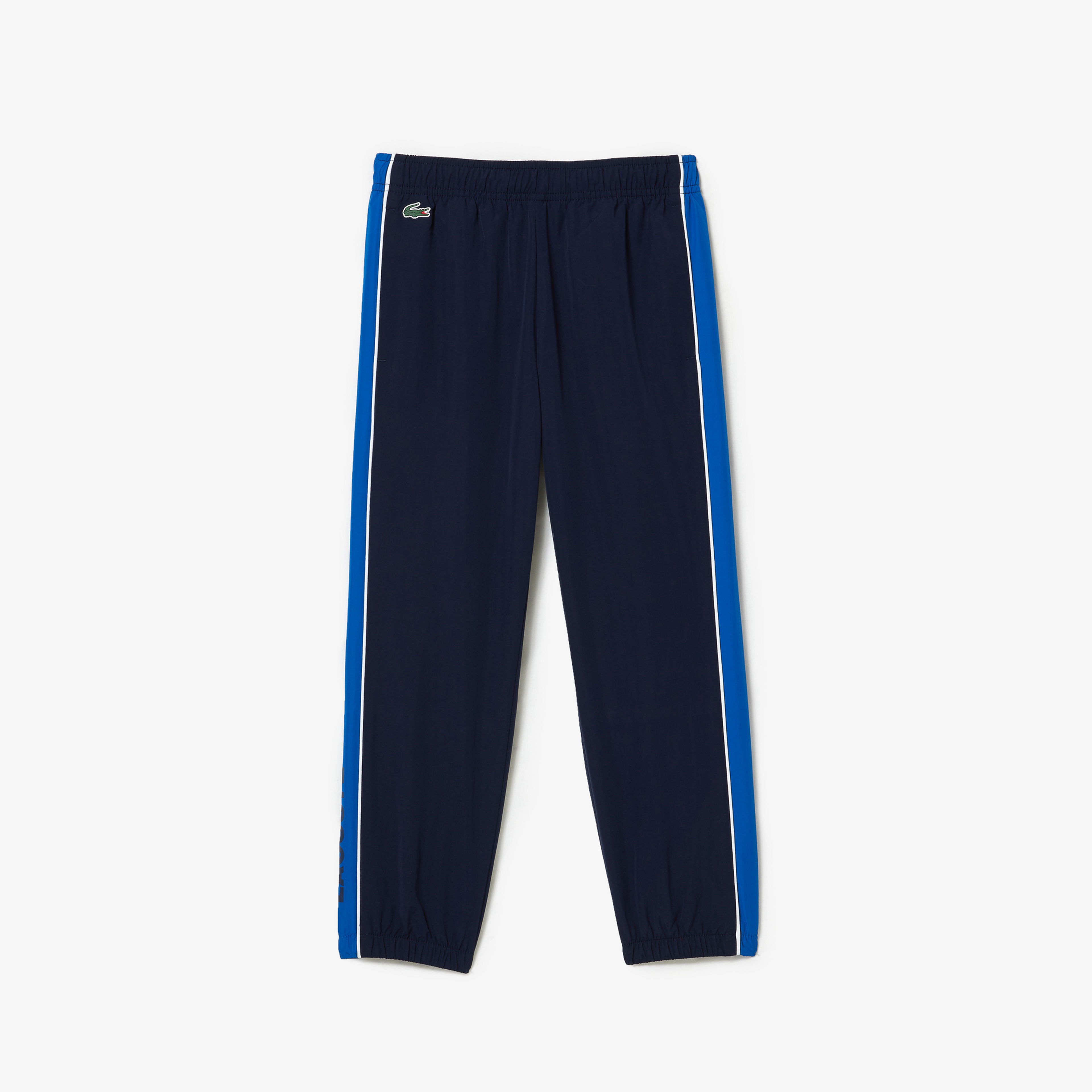 Lacoste SPORT Erkek Çocuk Dik Yaka Renk Bloklu Lacivert Eşofman Takımı