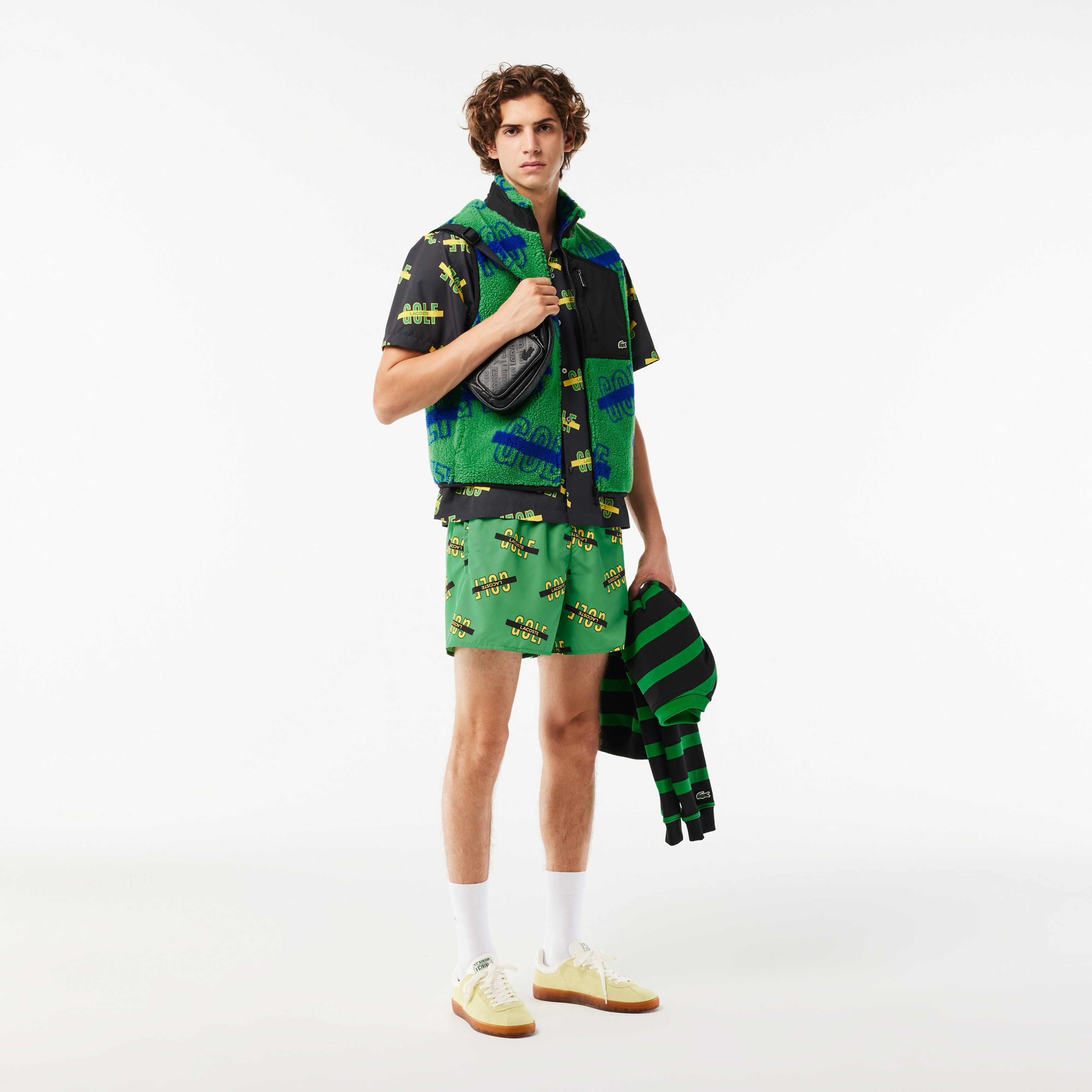 Lacoste Sleeveless Zipped Polar Jacket