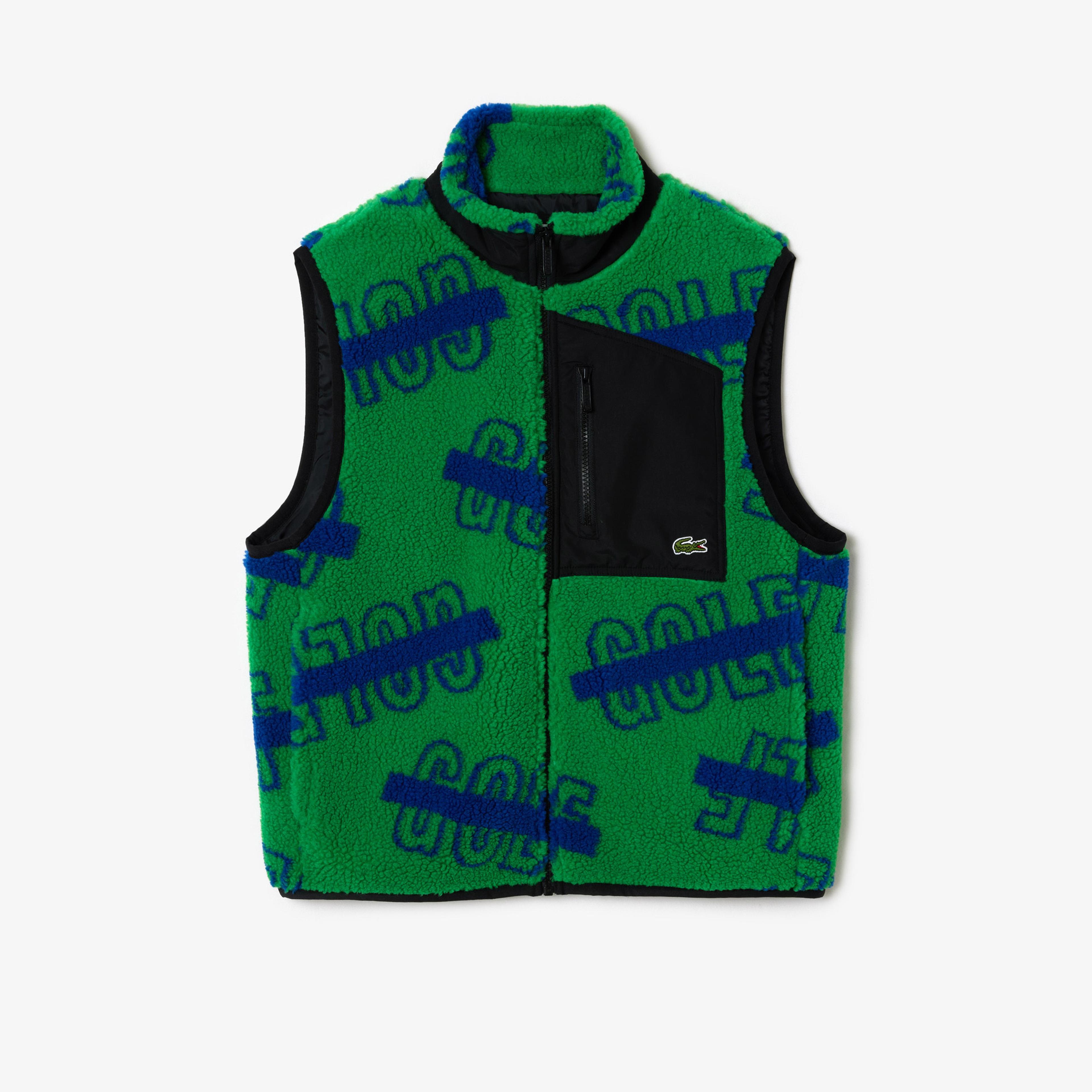 Lacoste Sleeveless Zipped Polar Jacket