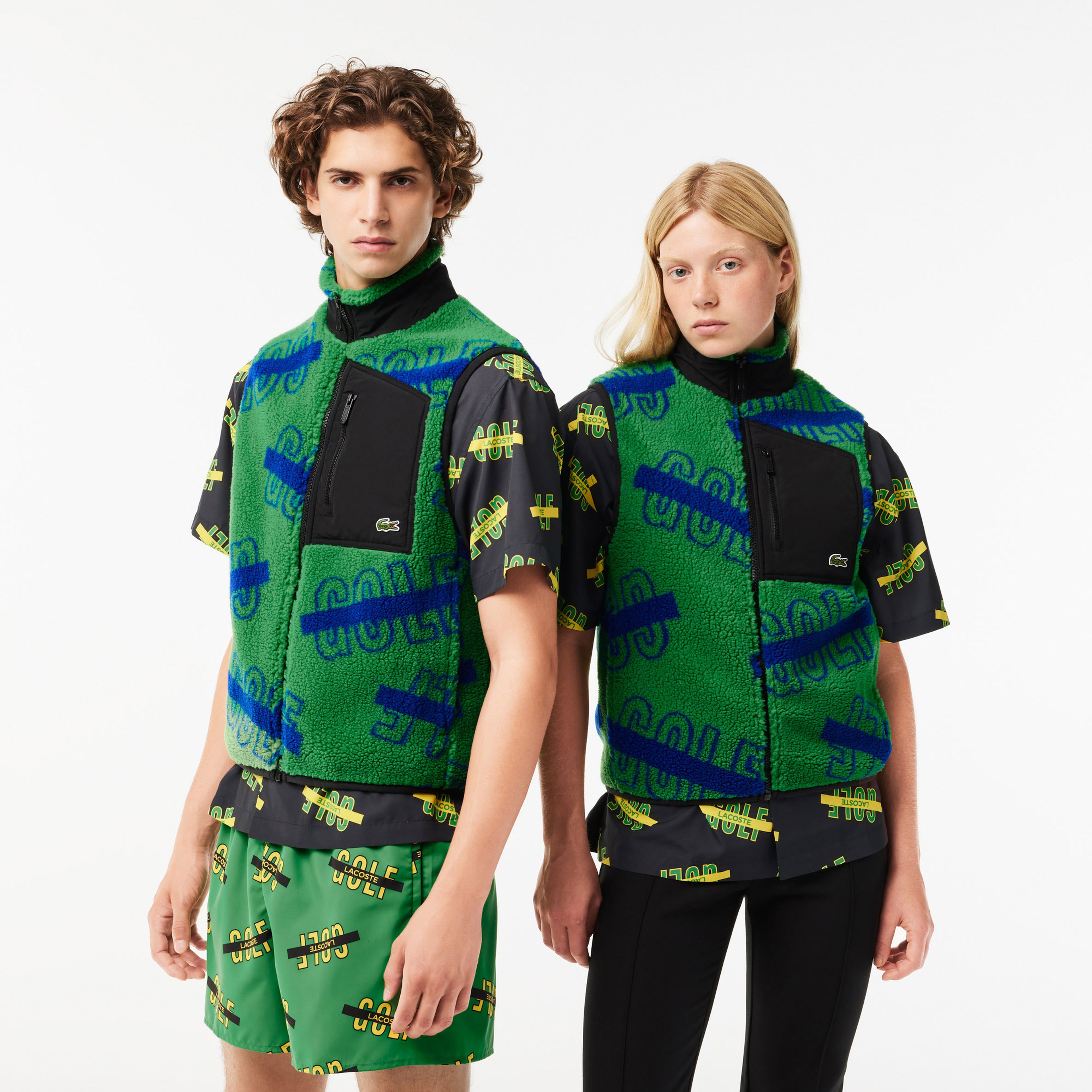 Lacoste Sleeveless Zipped Polar Jacket