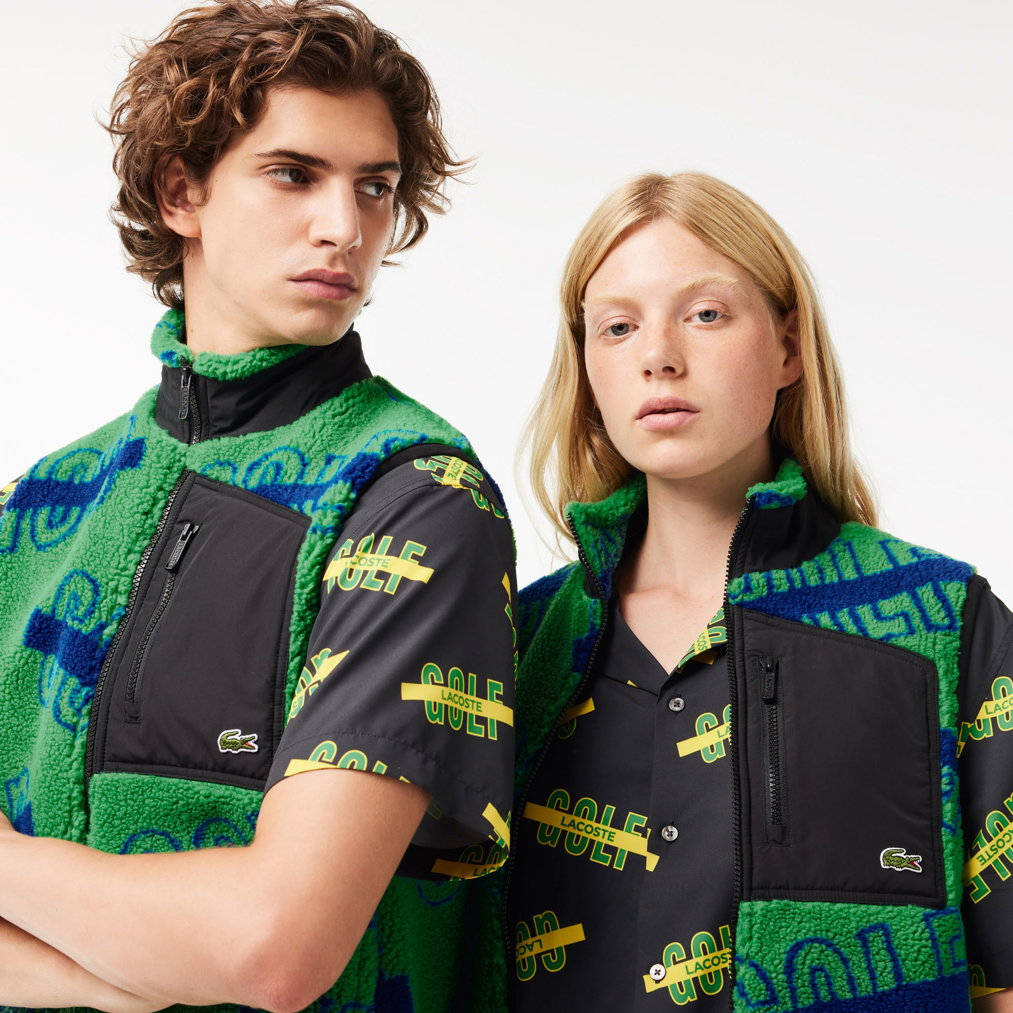 Lacoste Sleeveless Zipped Polar Jacket