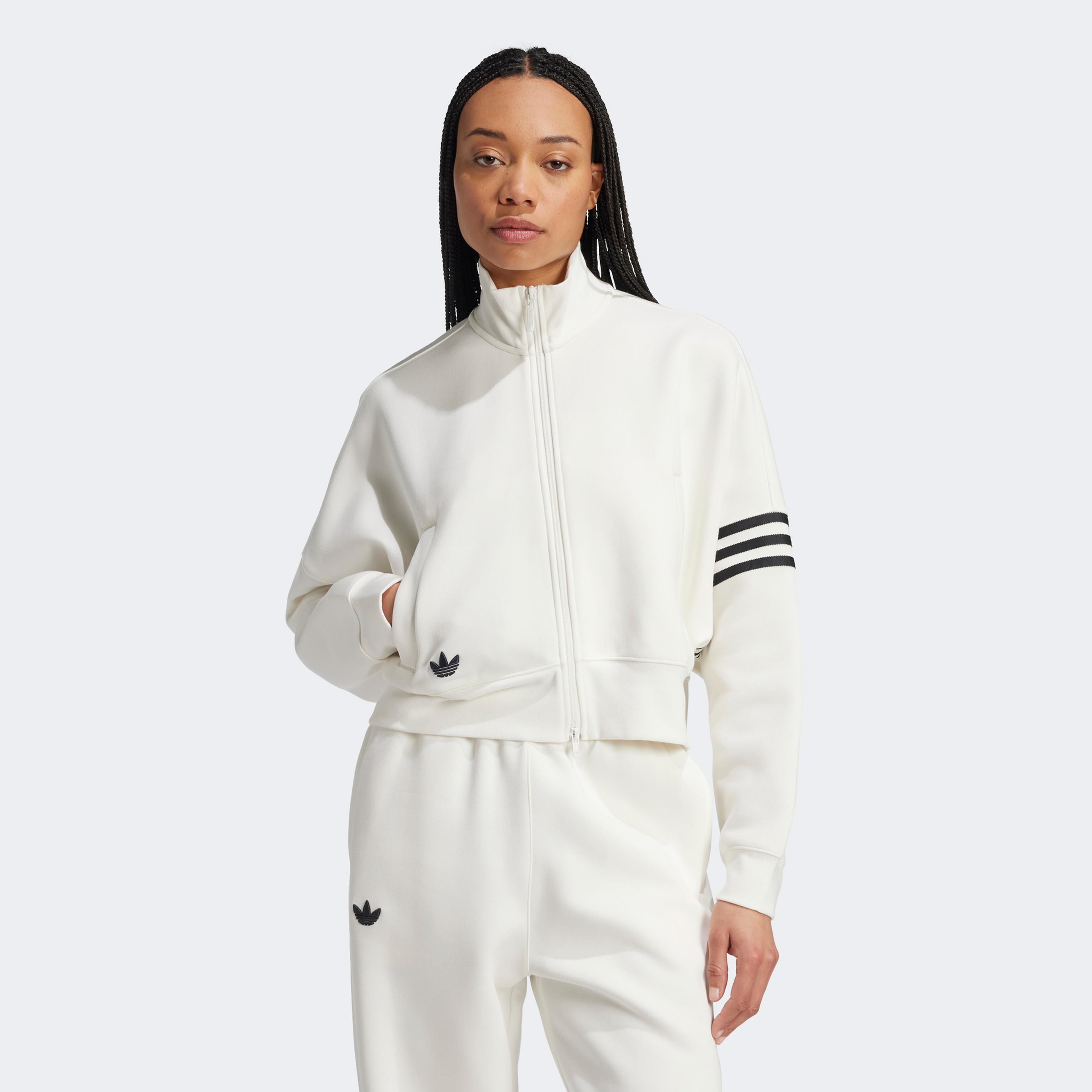 adidas Neuclassics Tracktop Kadın Beyaz Eşofman Üstü