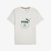 Puma First Mile Erkek Gri T-Shirt