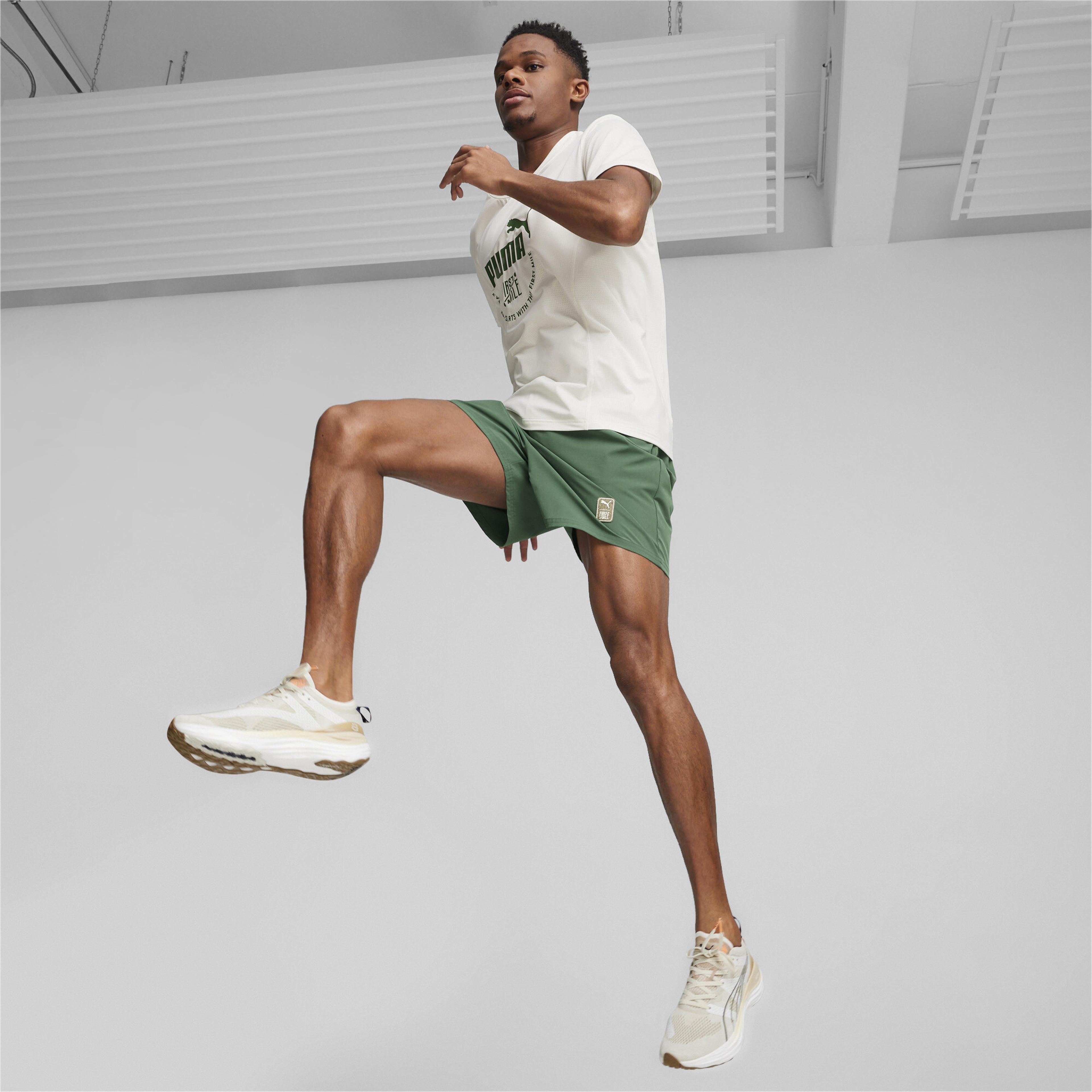 Puma First Mile Erkek Gri T-Shirt