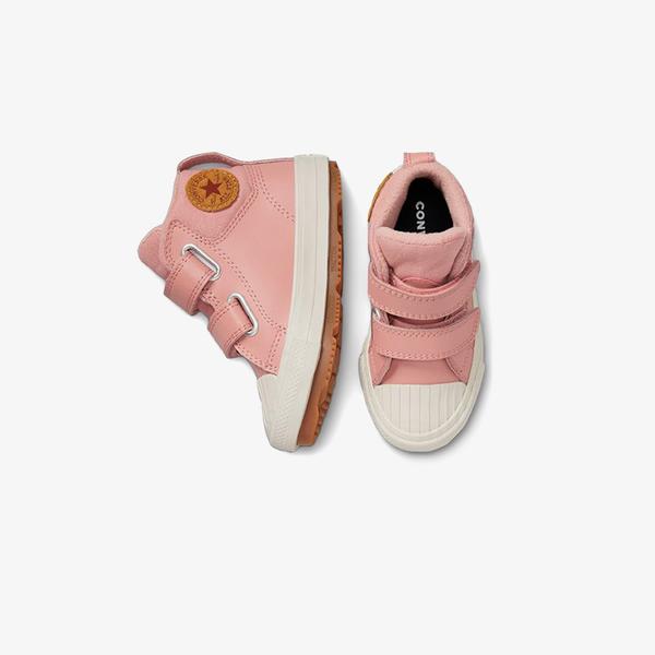 Converse Chuck Taylor All Star Berkshire Çocuk Pembe Deri Bot_4