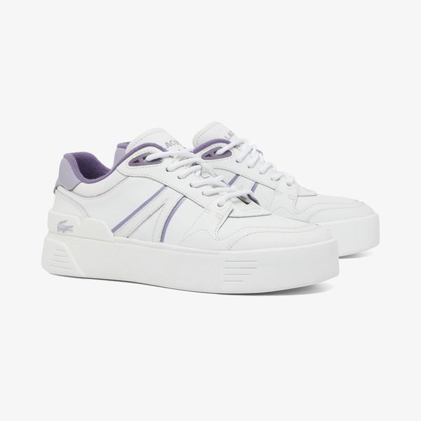 Lacoste L002 Evo Kadın Beyaz/Mor Sneaker_1