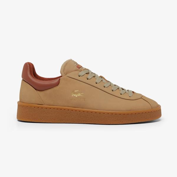 Lacoste Baseshot Premium Erkek Kahverengi Sneaker