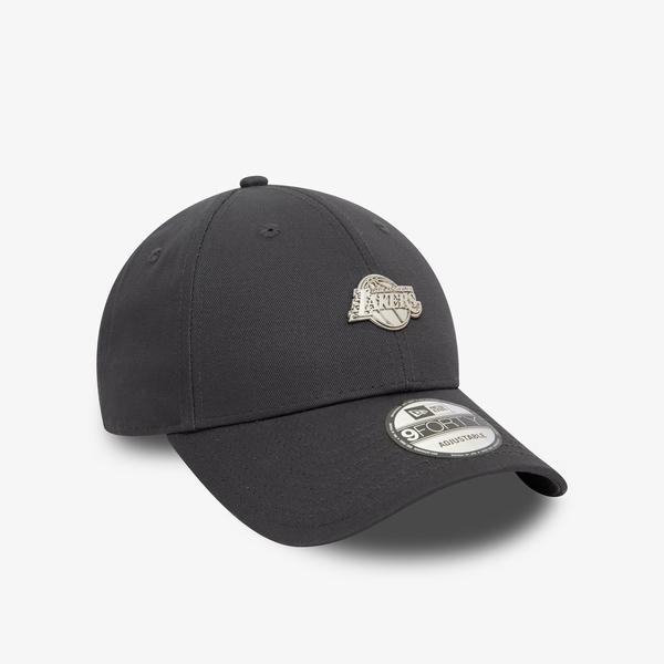 New Era Metallic Pin 9Forty Loslak Grh Unisex Gri Şapka_3