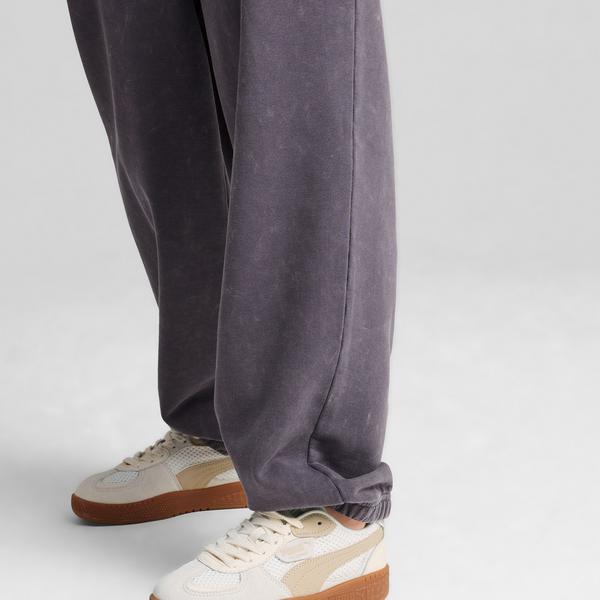 Puma Dare To Relaxed Washed Kadın Gri Eşofman Altı_6