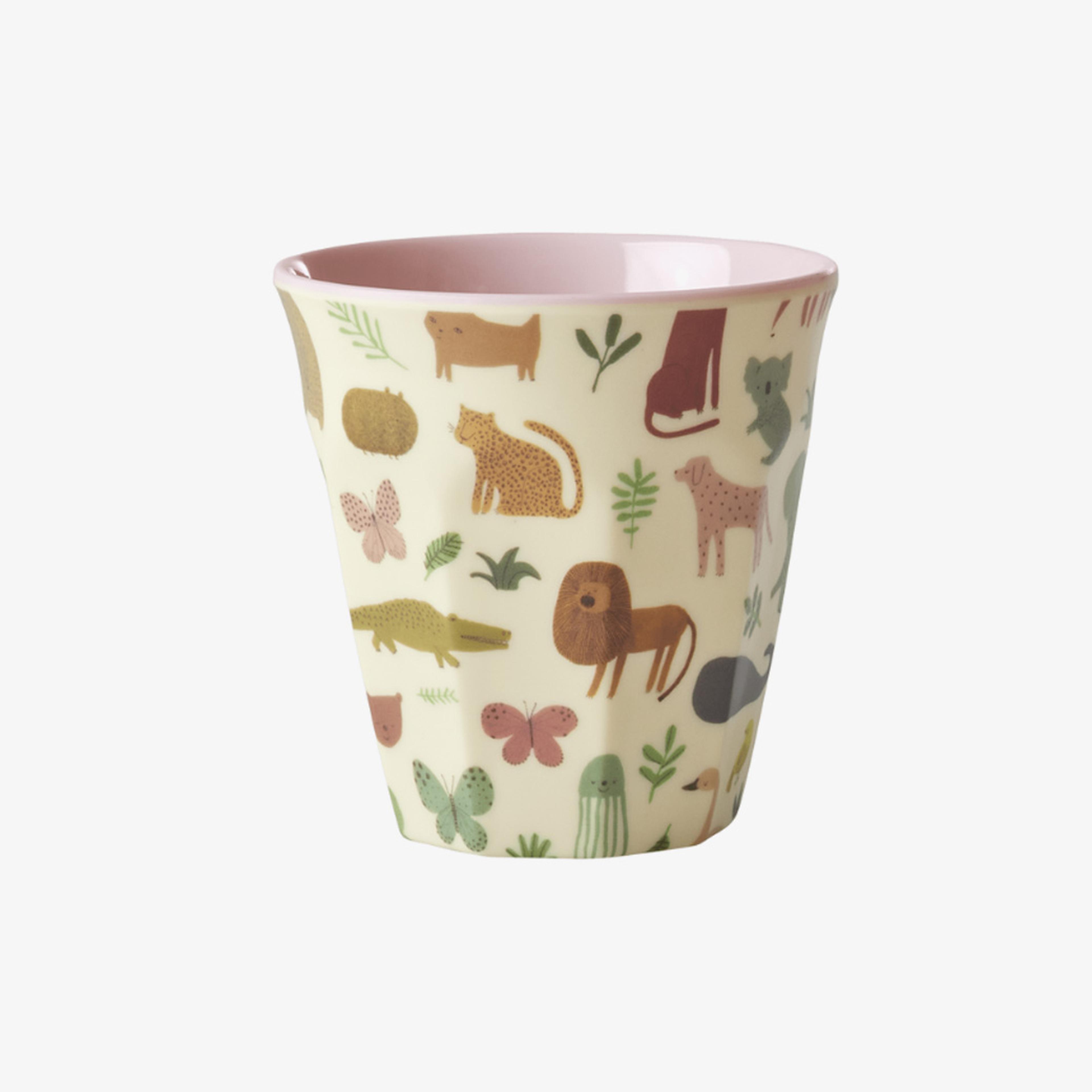 Rice Melamine Pembe Sweet Jungle 160 ml Bardak